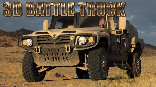 3D camion de combat 