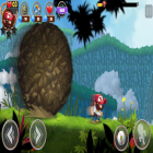 Avec le jeu Coureur en casquette  pour Android téléchargez gratuitement Super Jungle Jump sur le portable ou la tablette.