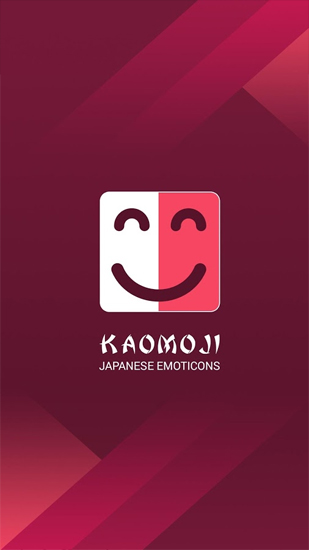 Télécharger l'app Kaomoji: émoticônes japonaises  gratuit pour les portables et les tablettes Android 2.3. .a.n.d. .h.i.g.h.e.r.