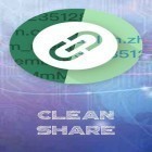 Avec l'app AudioRec: Dictaphone   pour Android téléchargez gratuitement Clean share sur le portable ou la tablette.
