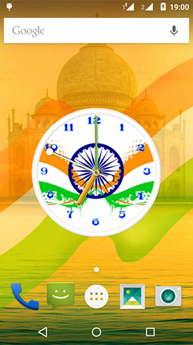 Horloge d'Inde  - télécharger gratuit un fond d'écran animé Abstrait pour le portable.