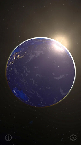 Télécharger Terre et Lune 3D , fond d'écran animé gratuit pour Android sur le bureau. 