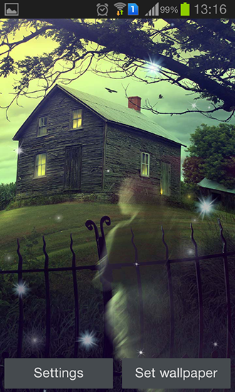 Télécharger gratuitement le fond d'écran animé Maison avec les fantômes sur les portables et les tablettes Android.