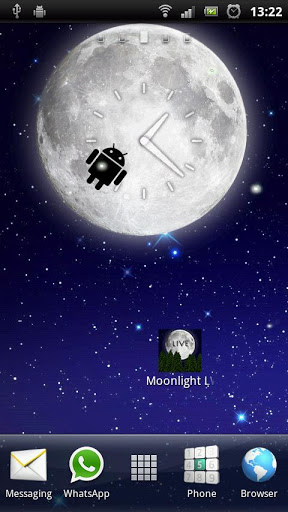 Télécharger gratuitement le fond d'écran animé La lumière de la Lune sur les portables et les tablettes Android.