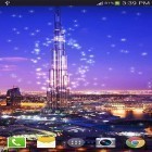 Télécharger le fond d'écran animé Nuit de Dubai  pour le bureau des portables et des tablettes.