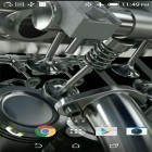 Outre le fond d'écran animé Voeux d'amour  pour Android téléchargez l'apk gratuit de screensaver Moteur V8 3D .