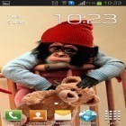 Outre le fond d'écran animé Lumière de lune  pour Android téléchargez l'apk gratuit de screensaver Enfant-singe.
