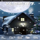 Outre le fond d'écran animé Herbe d'hiver pour Android téléchargez l'apk gratuit de screensaver La Lune de Noël.