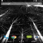 Outre le fond d'écran animé Lumière de lune  pour Android téléchargez l'apk gratuit de screensaver Neige noire.