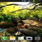 Outre le fond d'écran animé Vitre cassée pour Android téléchargez l'apk gratuit de screensaver Forêt fantastique 3D.