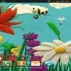 Outre le fond d'écran animé Horloge d'Inde  pour Android téléchargez l'apk gratuit de screensaver Fleurs .