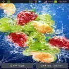Outre le fond d'écran animé Bleu  pour Android téléchargez l'apk gratuit de screensaver Fruits.