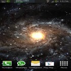 Outre le fond d'écran animé Feuilles d'érable  pour Android téléchargez l'apk gratuit de screensaver Le cœur de la galaxie .