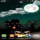 Outre le fond d'écran animé Une étoile dans le ciel pour Android téléchargez l'apk gratuit de screensaver Хэллоуин.