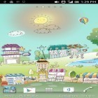Outre le fond d'écran animé Lucioles   pour Android téléchargez l'apk gratuit de screensaver Ville dessinée  .