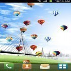 Outre le fond d'écran animé Le météore volant pour Android téléchargez l'apk gratuit de screensaver Montgolfières chaudes .