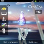 Outre le fond d'écran animé Loup-garou  pour Android téléchargez l'apk gratuit de screensaver Le cristal magique .