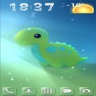Outre le fond d'écran animé Feuilles d'érable  pour Android téléchargez l'apk gratuit de screensaver Le petit dinosaure .