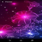 Outre le fond d'écran animé Hiver et neige pour Android téléchargez l'apk gratuit de screensaver Fleurs de néon .