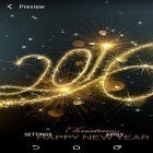 Outre le fond d'écran animé Magie  pour Android téléchargez l'apk gratuit de screensaver Nouvel an 2016.