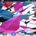 Outre le fond d'écran animé Bleu  pour Android téléchargez l'apk gratuit de screensaver Origami recherché.