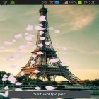 Outre le fond d'écran animé Arbre avec des feuilles tombantes  pour Android téléchargez l'apk gratuit de screensaver Paris: La tour Eiffel .