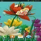Outre le fond d'écran animé Vitre cassée pour Android téléchargez l'apk gratuit de screensaver Fleurs printanières de cire à modéler.