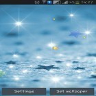 Outre le fond d'écran animé Fleurs dé néon  pour Android téléchargez l'apk gratuit de screensaver Etoiles.