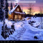 Outre le fond d'écran animé Mon nom 3D  pour Android téléchargez l'apk gratuit de screensaver Fête d'hiver .
